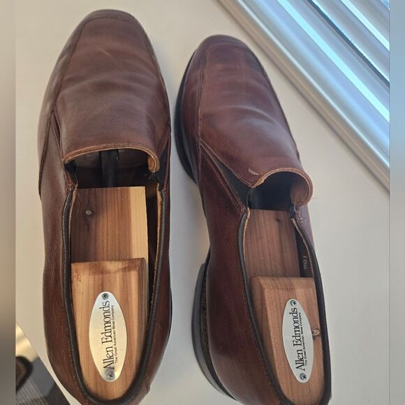 Allen Edmonds Milford Slip On Loafer Brown Size 10.5 - Picture 1 of 6